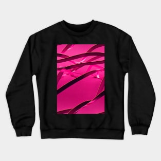 In October We Wear Pink - Pink Awerness Ribbons, best pattern for Pinktober! #2 Crewneck Sweatshirt